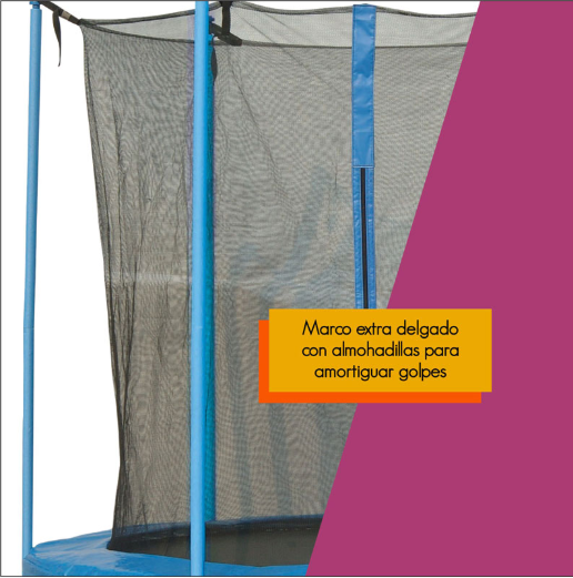 cama elastica Laury 2.44x0.60 mts antigolpes